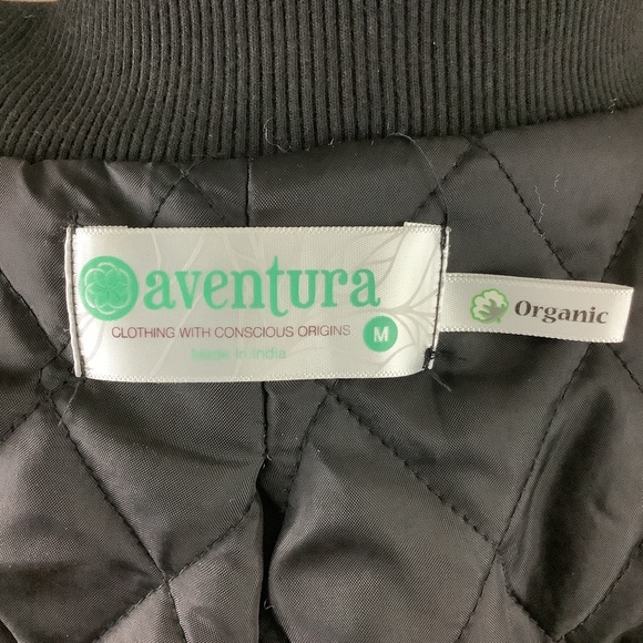 AVENTURA Women’s Black/Raspberry Plaid Organic Cotton Jacket - Picture 5 of 11